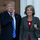 President-elect Donald Trump and Betsy DeVos after their meeting at Trump International Golf Club in Bedminster Township, N.J., on Nov. 19, 2016
Drew Angerer/Getty Images